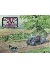 Making Tracks Tractor Metal Sign