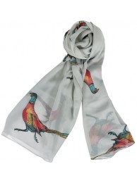 Scarf Pheasant Light Grey from Grays Country Gifts
