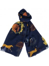 Scarf Royal Equestrian Navy from Grays Country Gifts