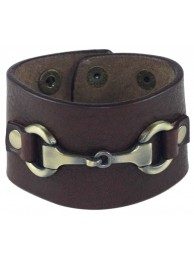 Ella Snaffle Bracelet Brown