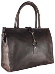Alice Bag In Fine Leather Brown