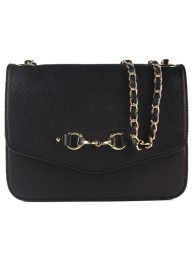 Elizabeth Evening Bag In Fine Leather Black
