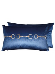 Snaffles In Gold Cushion