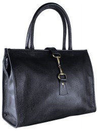 Alice Bag Fine Leather Black