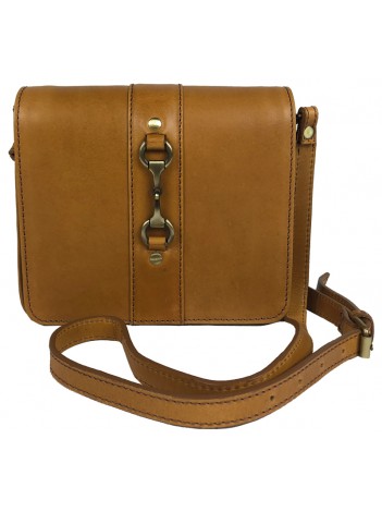Julia Side Bag Natural Leather Tan