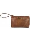 Victoria Clutch Bag Natural Leather Croc