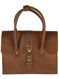 Mary Handbag Natural Leather Croc