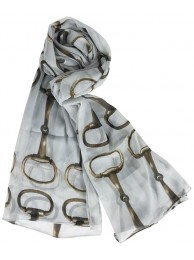 Scarf Snaffle Light Grey from Grays Country Gifts
