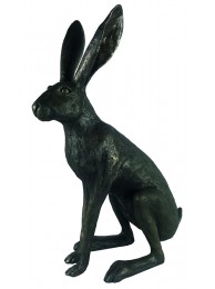 Hamish The Hare By Oriele Bronze