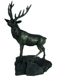 Stag By Oriele Bronze