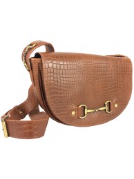 Haston Bag In Natural Leather Croc