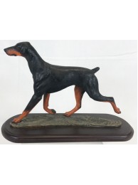 Doberman On Plinth Was £95
