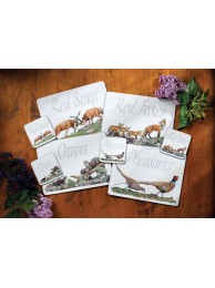 Wildlife Place Mats Set Of 4 Assorted